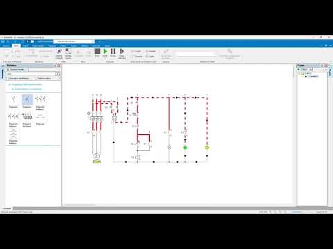 Vídeo simulação do esquema elétrico do painel 