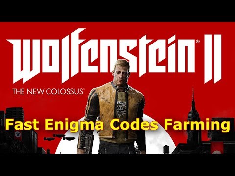Fast Enigma Codes farming - Wolfenstein II: The New Colossus