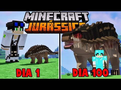 SOBREVIVI 100 Dias em um MUNDO cheio de DINOSSAUROS - O FILME #5
