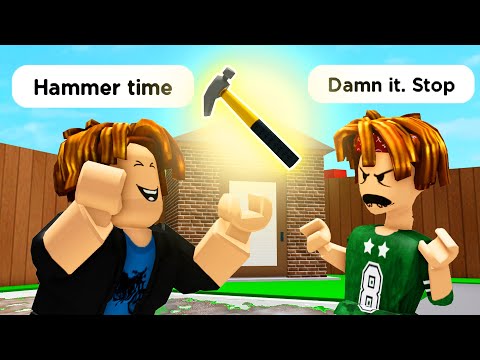 HAMMER TIME 🔨 (ROBLOX Brookhaven 🏡RP - FUNNY MOMENTS)