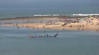 preview picture of video 'Desembocadura río Mira, en Vilanova de Milfontes (Portugal) (1)'