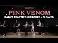 Mirrored BLACKPINK Pink Venom Dance Practice 0 5x 0 75x Slowed Full Speed Live For Seokjin