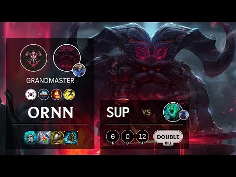 Ornn Support vs Thresh - KR Grandmaster Patch 10.12
