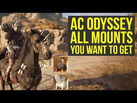Assassin's Creed Odyssey Mounts - ALL BEST HORSES & How To Get Them (AC Odyssey Mounts)