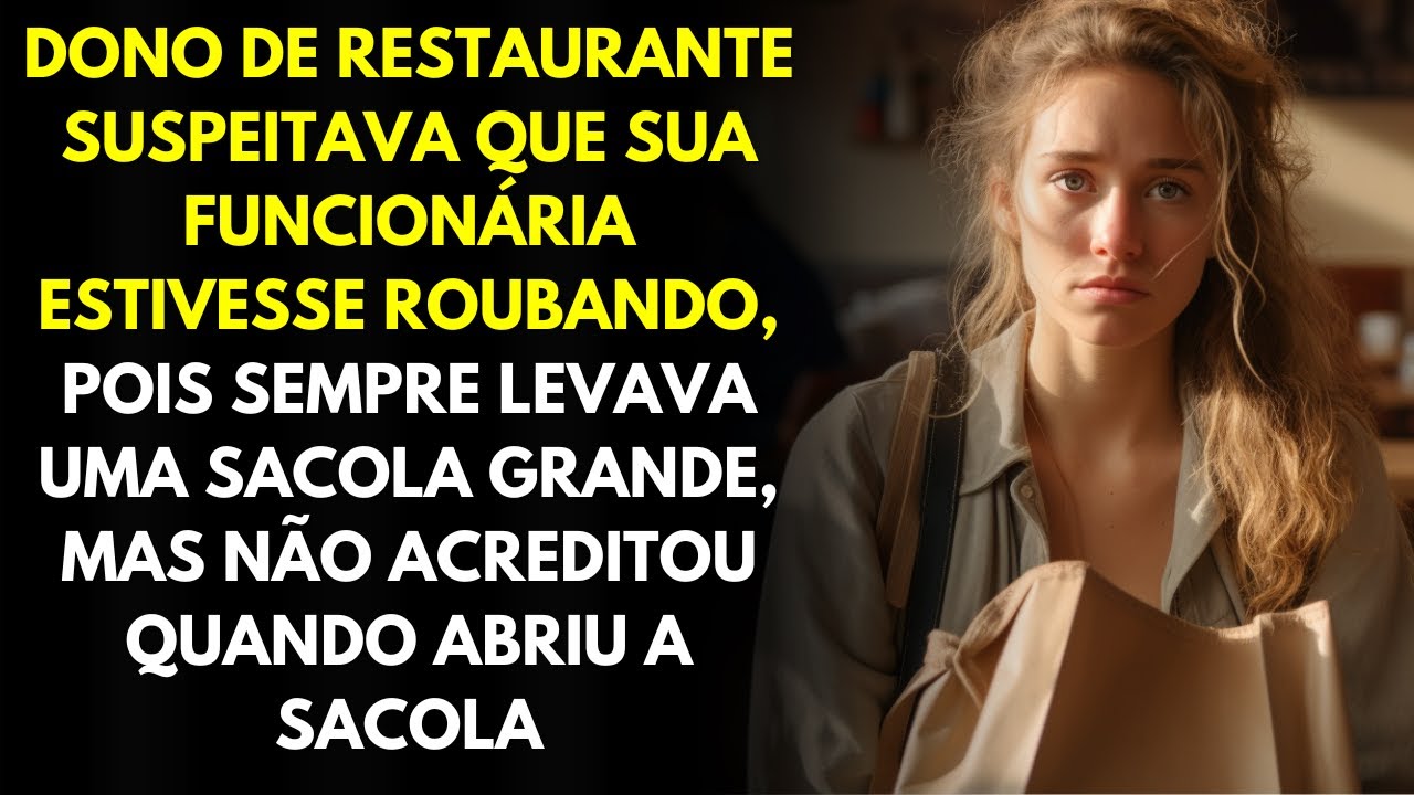 Dono de Restaurante Suspeitava Que Sua Funcionária Estivesse Roubando, Pois Sempre Levava Uma Sacola