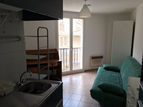 Apartment Tour // Furnished  18.7m2 in Aix-en-Provence – Ref : 1AA23047