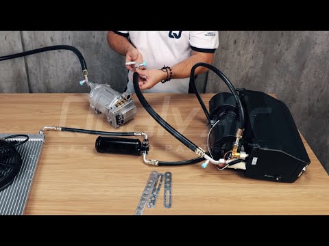 All A/C Hoses Connected! | Full Automotive Air Conditioning Setup