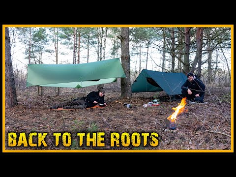 Biwak am Entstehungsort unseres Youtubekanals - Stürmischer Overnighter - Outdoor Übernachtung