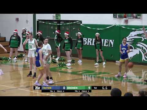 Triton at Bremen - JV & Varsity Girls Basketball 🏀 12-19-2024 - LIVE