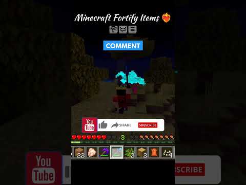 EPIC Minecraft FORTIFY Items!!! 😱 #shorts