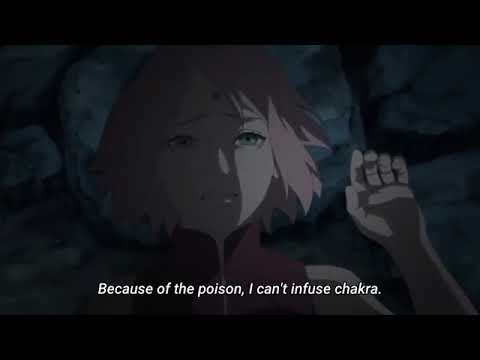 Sasuke saves Sakura from The Fallen Rocks On her...