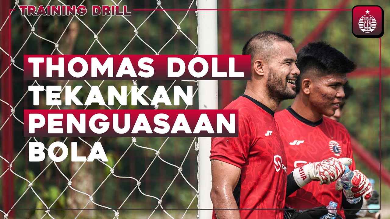 Thomas Doll Tekankan Penguasaan Bola | Training Drill