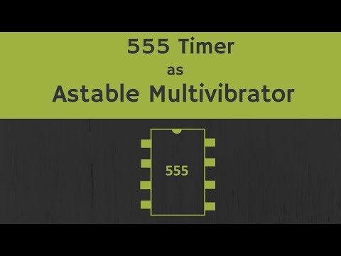 555 Timer as Astable Multivibrator (Working, Design and Derivations)