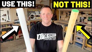 Wooden Closet Rods Are TERRIBLE! Try This Better Alternative...(Metal Clothing Rod Install Tips)