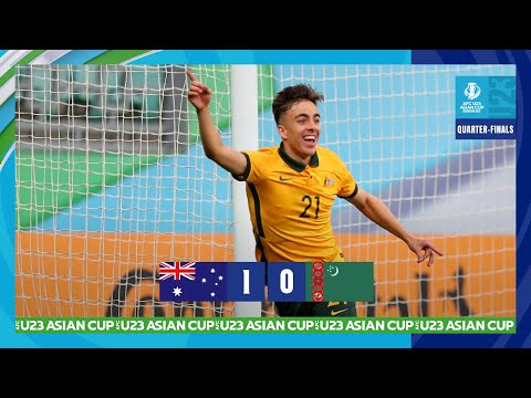 AFCU23 2022 - Quarter-finals | Australia 1 - 0 Turkmenistan