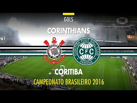 Gols - Corinthians 2 x 1 Coritiba - Brasileirão - 04/06/2016