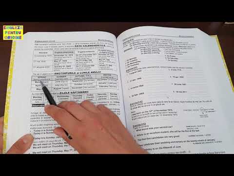 Lecţia # 080 – 💥 Super ofertă: 3 în 1 – DATA calendaristică, ZILELE săptămânii şi LUNILE anului