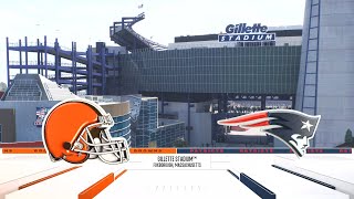 Madden NFL 26 - Cleveland Browns Vs New England Patriots PS5 Simulation Week 8 (Updated Rosters)