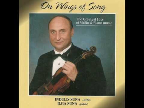 ROMANCE from Violin Concerto #2 - H. Wieniawski; Indulis SUNA - violin