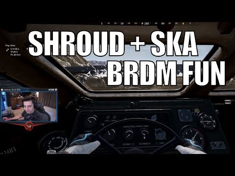 SHROUD + SKA ▪ Having Fun With PUBG BRDM-2