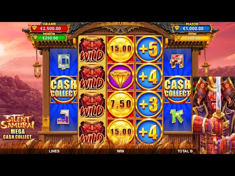 ⚔ LOVE ⚔ Slot Machine : SILENT SAMURAI MEGA CASH COLLECT ⚔ LOVE ⚔