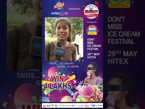 Shailaja Likes Chocobar, Chocolate Ice Cream | The Great Indian Ice Cream Tasting Challenge|Hybiz tv