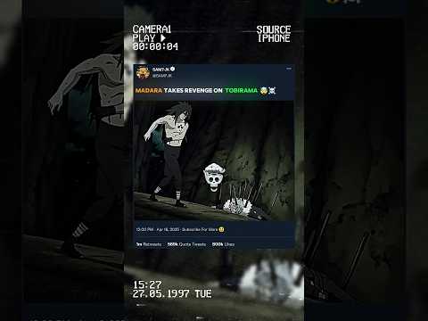 MADARA TAKES REVENGE ON TOBIRAMA...🤯☠️