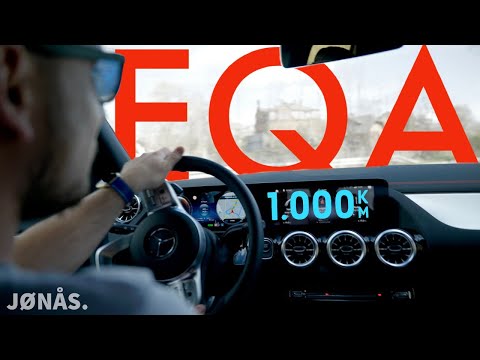Mercedes EQA 250 long-distance test - 120 and 150 km/h on the highway - how far can it go?