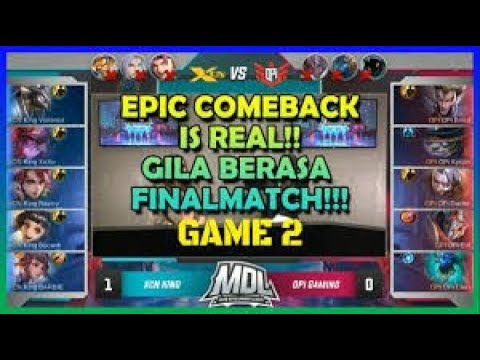 OPI GAMING VS XCN KING GAME 2 - MDL MLBB DEVELOPMENT LEAGUE MATCH - MOBILE LEGENDS