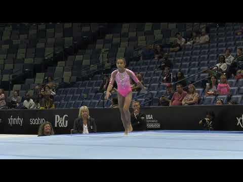 Isabella Anzola -  Floor Exercise  - 2025 Xfinity U.S. Championships  - Junior Women Day 1