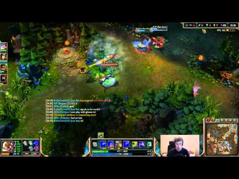 Bjergsen vs Ocelote - AP Corki vs Zed - mid «Beast» [R/m] (Diamond l)