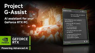 Project G-Assist | AI Assistant For Your GeForce RTX PC - Available Now