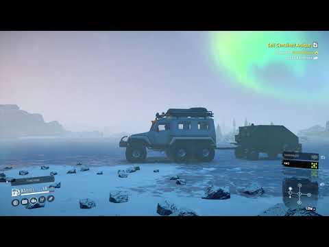 SnowRunner @ Realistic Speeds - Lake Kovd Exploration