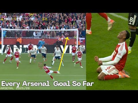 Every Arsenal FC Goal So Far | All Competitions 2025/26 Highlights 🔴🔥