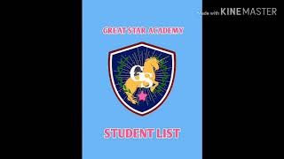 [Student List] Great Star Academy | Storyรักจากดวงดาว |ginggeaw1710