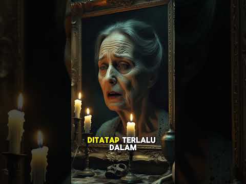 Lukisan itu melihatmu... lalu mengambil tempatmu.  #lukisangker #mataiblis #rilo27 #shorts