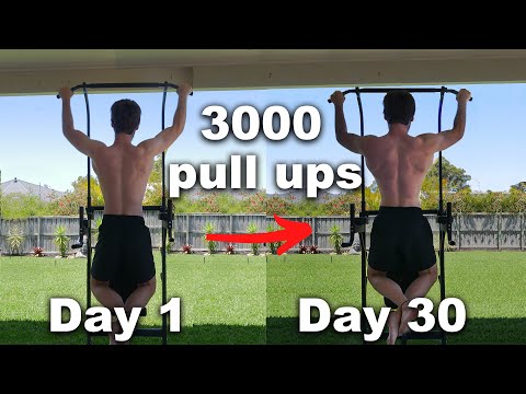 100 Pull-ups Everyday for a Month | Results - Skinny Transformation