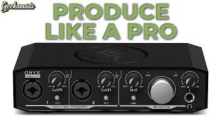 Video thumbnail for Mackie Onyx Producer 2.2 USB Audio Interface Review by Geekanoids