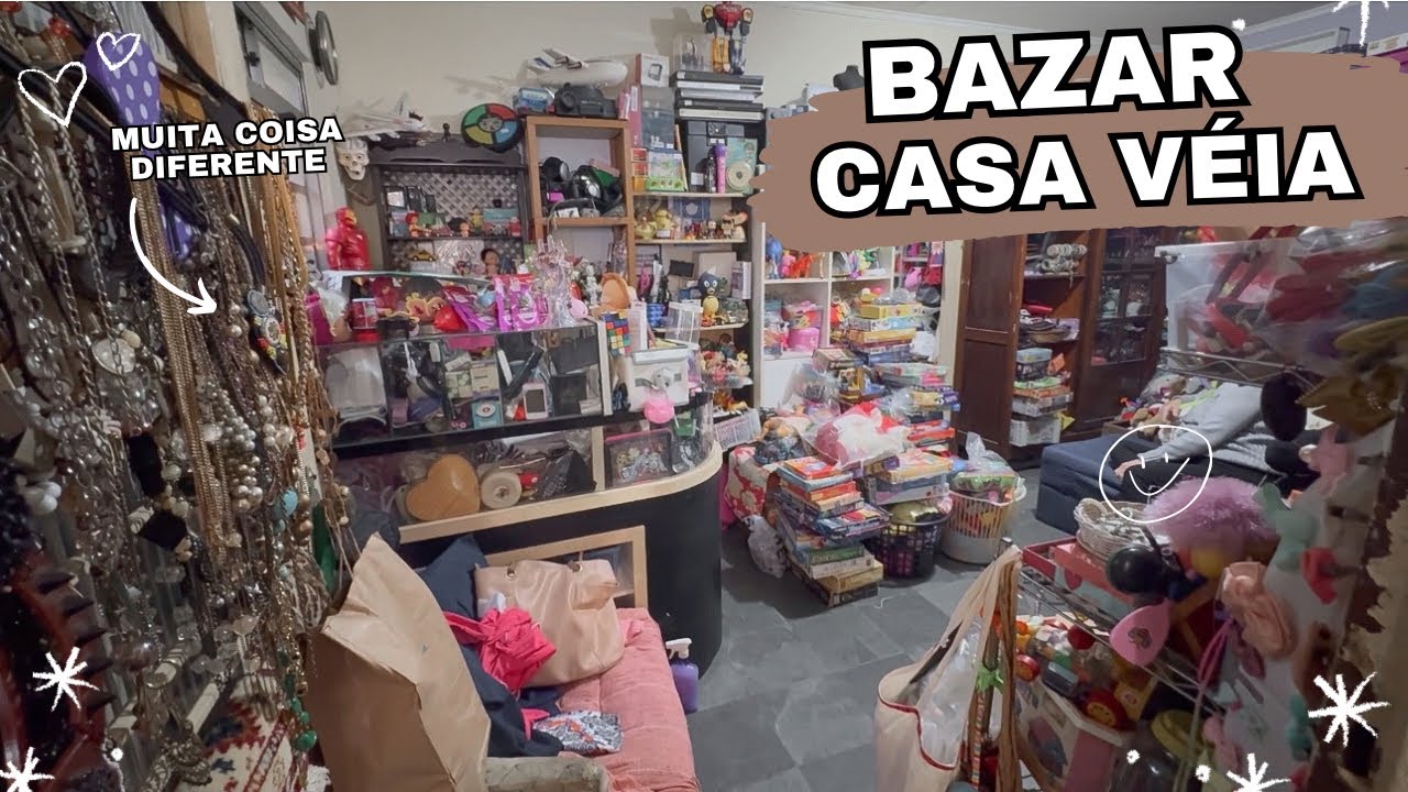 BAZAR DA CASA VÉIA | melhores bazares e brechós de São Paulo | adorei os jogos de tabuleiro!