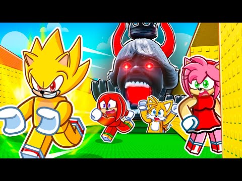 Me Converti en SUPER SONIC en No Seas APLASTADO Por el 67 en Roblox!