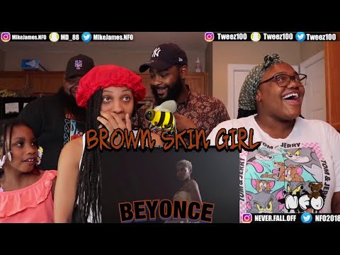 Beyoncé, Blue Ivy, SAINt JHN, WizKid - BROWN SKIN GIRL (Official Video) (REACTION)