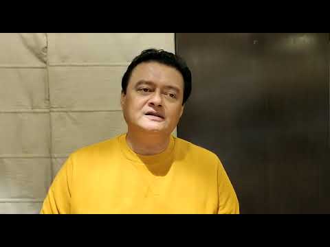 Saswata Chatterjee wishing Glamtrek Shuvo deepavali