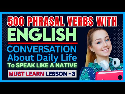 Phrasal Verbs With Daily English Conversation L 2  English Conversation Learn English Vocab 