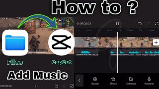 How To Add Music in CapCut (From Files App) | Import Music From Files