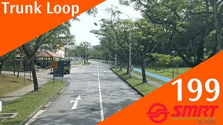 Download lagu Singapore SMRT Buses Trunk Bus Service 199 Route Visual mp3