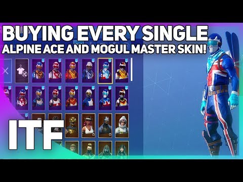 I BOUGHT EVERY SINGLE ALPINE ACE AND MOGUL MASTER SKIN! (NOT CLICKBAIT)!