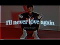 I'll never love again // lyrics video @eddielyngdoh2986 || B4ndit