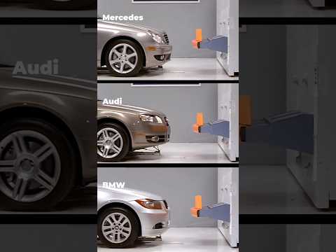 BMW vs Audi vs Mercedes – Low Speed Crash Test! Who Survives?
