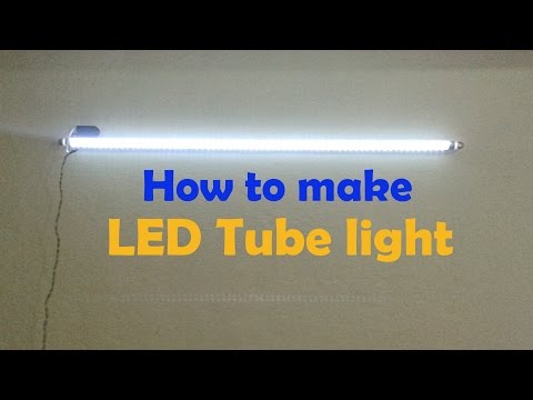 How to make led tube light (convert old tube tight in to led...