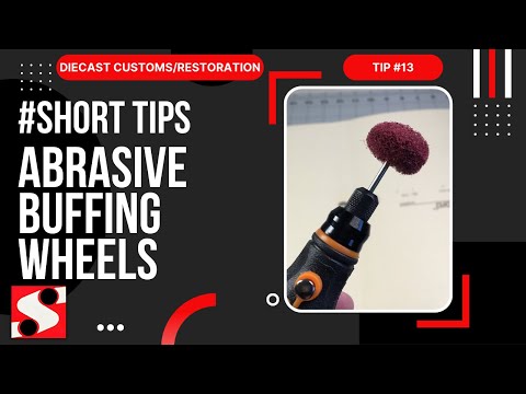 #Short Tips #13 - Abrasive Buffing Wheels - How to Customize Hot Wheels #shorts #hotwheels #dremel